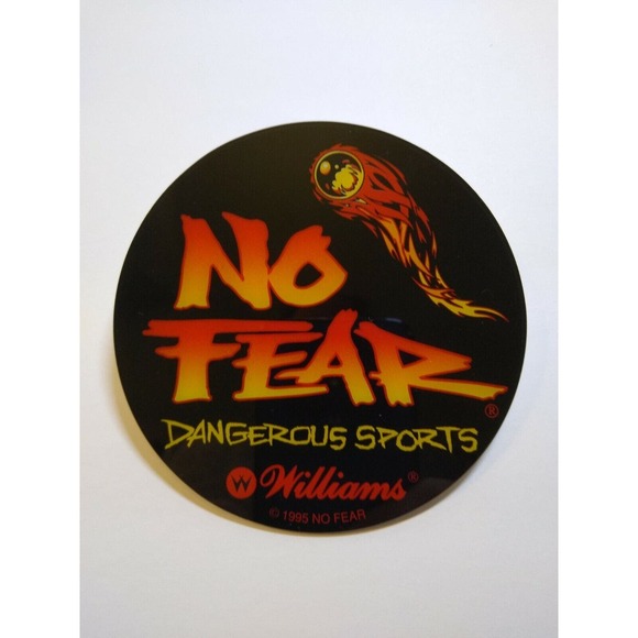 No Fear Dangerous Sports Pinball COASTER Original NOS Plastic 1995 - Picture 2 of 6